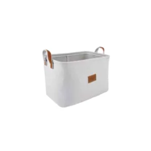 Tvl Home Lux Sepet Deri Tutacaklı Dörtgen Large