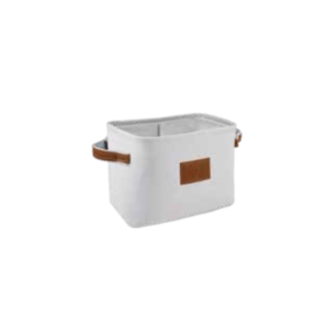 Tvl Home Lux Sepet Deri Tutacaklı Dörtgen Small