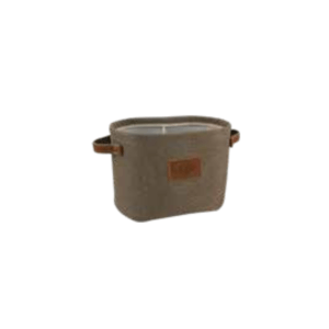 Tvl Home Premıum Sepet Deri Tutacaklı Elips Small