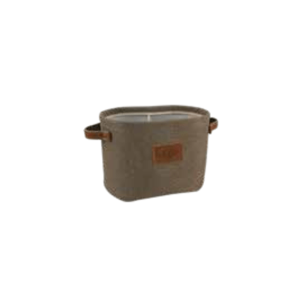 TVL HOME PREMIUM SEPET DERİ TUTACAKLI ELİPS SMALL