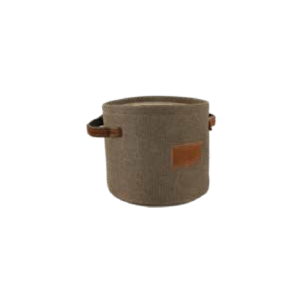 Tvl Home Premıum Sepet Deri Tutacaklı Oval Small